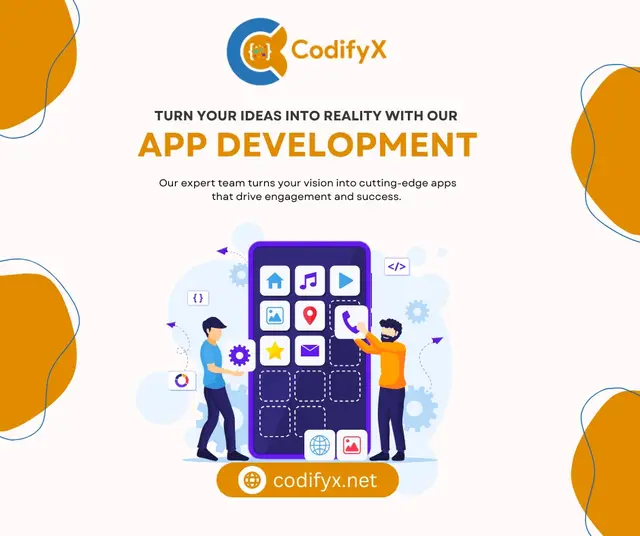 App Development — CodifyX, banner design by Saif Kasbati