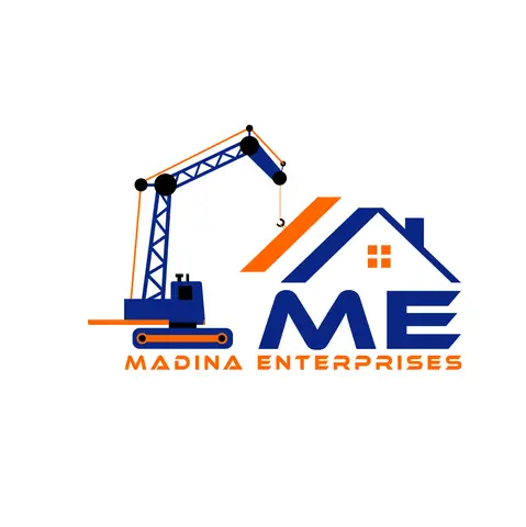 Madina Enterprises — Construction & real estate, logo design by Saif Kasbati